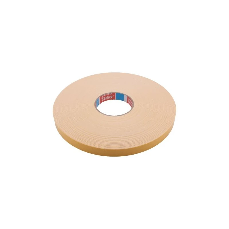 Tesa Double Sided Polyethylene Foam Tape 19mm Width, 0.8mm Thickness, 50m Length 62934-00020-00