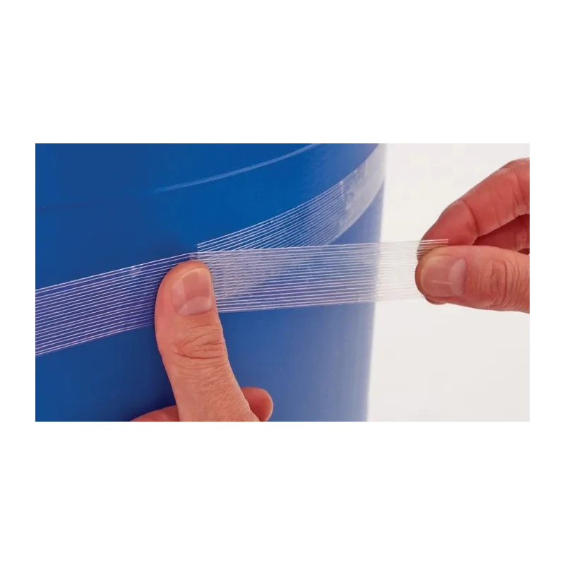 Tesa Transparent 4590 Fibreglass PET Film Strapping Tape, 50 m Length x 50 mm Width, 105μm Thickness 04590-00002-00