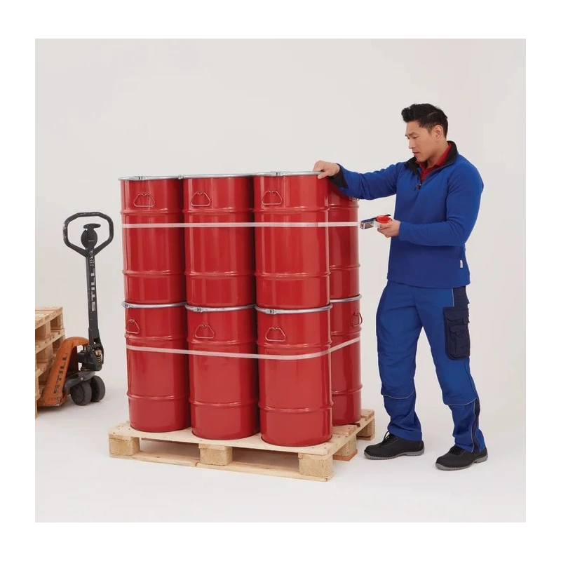 Tesa Transparent 4591 Strapping Tape 50 mm x 50 m Fibreglass PET Film Backing Synthetic Rubber Adhesive 04591-00000-00
