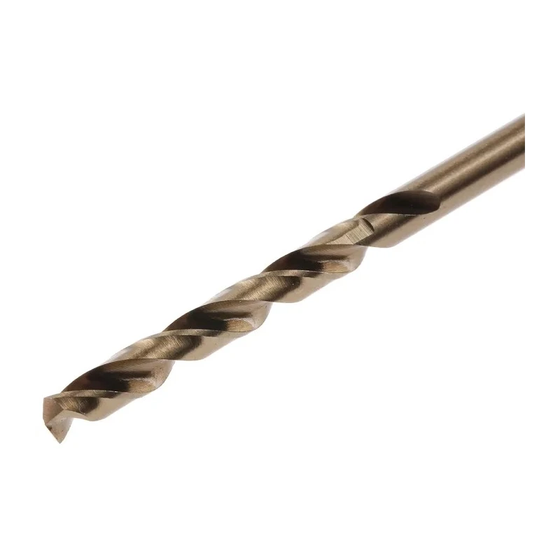 Bosch High-Speed Steel Cobalt Drill Bit Set, 10 Pieces, 75mm Overall Length, 4.2mm Shank Size, 135° Point Angle 2608585882