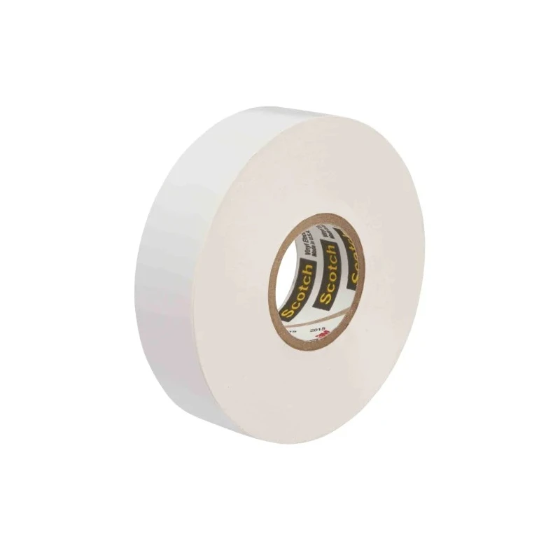 3M White Polyvinyl Chloride Electrical Tape, 19mm Width, 20m Length SCOTCH 35 BLANC 20 X 19