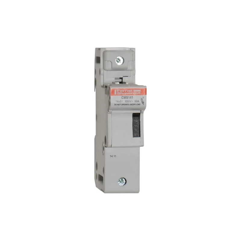 Mersen 50A Rail Mount Fuse Holder for 14 x 51 mm, 1 Pole, 690V AC A331016 / CMS141