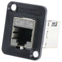 Switchcraft EH Series RJ45 Shielded Adapter Cat5e RJ45 Coupler Straight Wiring 26mm x 31mm x 30mm EHRJ45P5ES