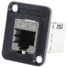 Switchcraft EH Series RJ45 Shielded Adapter Cat5e RJ45 Coupler Straight Wiring 26mm x 31mm x 30mm EHRJ45P5ES