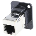 Switchcraft EH Series RJ45 Shielded Adapter Cat5e RJ45 Coupler Straight Wiring 26mm x 31mm x 30mm EHRJ45P5ES