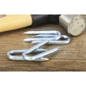 RS PRO Galvanised Netting Staples 50 mm x 5 mm Bag Weight 500g 170-1662