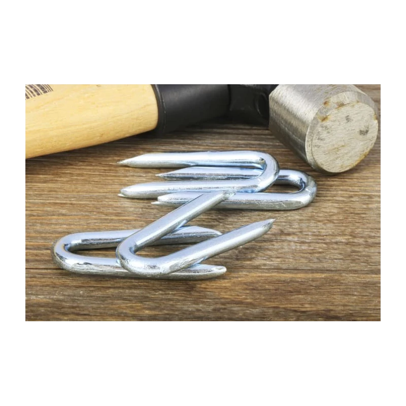 RS PRO Galvanised Netting Staples 50 mm x 5 mm Bag Weight 500g 170-1662