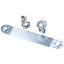 RS PRO Threaded Insert M6 Bright Zinc Stainless Steel, 15.88 mm Flange Diameter, 11.43 mm Fixing Hole Diameter 768-0739