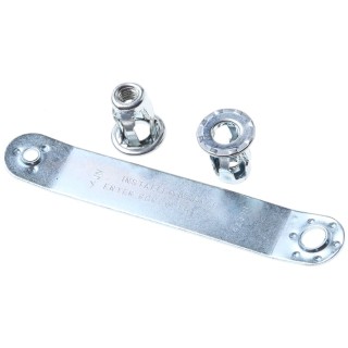 RS PRO Threaded Insert M6 Bright Zinc Stainless Steel, 15.88 mm Flange Diameter, 11.43 mm Fixing Hole Diameter 768-0739