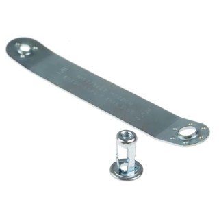 Emhart Industries RS PRO Bright Zinc Stainless Steel Threaded Insert M4 Size, 11.89 mm Flange Diameter, 8.38 mm 768-0729