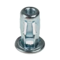 Emhart Industries RS PRO Bright Zinc Stainless Steel Threaded Insert M4 Size, 11.89 mm Flange Diameter, 8.38 mm 768-0729