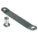 Emhart Industries RS PRO Bright Zinc Stainless Steel Threaded Insert, M5 Size, 13.49 mm Flange Diameter, 10.16 mm 768-0732