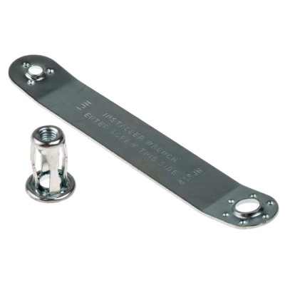 Emhart Industries RS PRO Bright Zinc Stainless Steel Threaded Insert, M5 Size, 13.49 mm Flange Diameter, 10.16 mm 768-0732