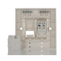 Molex CES PowerCat Euromod II Series RJ45 Wall Plate Polycarbonate Housing Flame-Resistant 