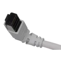 Weidmüller Cabinet Line Shielded Screened Cat6 Ethernet Cable, 1 m, Grey Low Smoke Zero Halogen Cat6