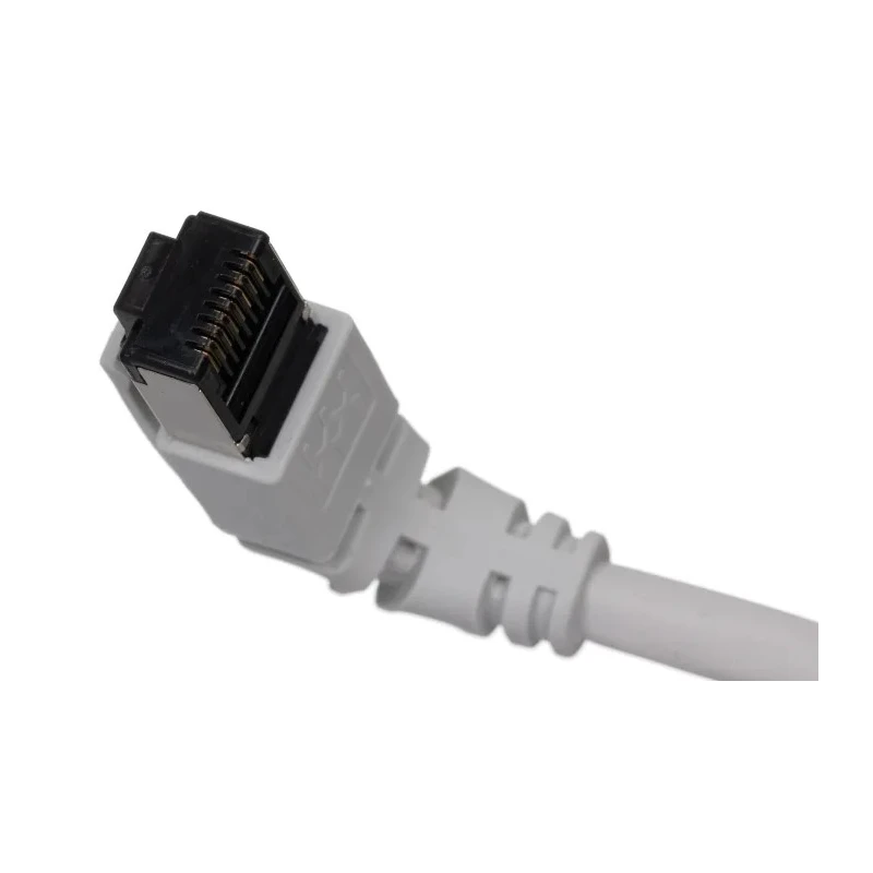 Weidmüller Cabinet Line Shielded Screened Cat6 Ethernet Cable, 1 m, Grey Low Smoke Zero Halogen Cat6