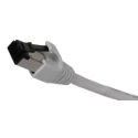 Weidmüller Cabinet Line Shielded Screened Cat6 Ethernet Cable, 1 m, Grey Low Smoke Zero Halogen Cat6