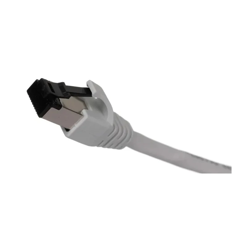 Weidmüller Cabinet Line Shielded Screened Cat6 Ethernet Cable, 1 m, Grey Low Smoke Zero Halogen Cat6