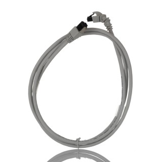 Weidmüller IE Cat6 Shielded Screened Ethernet Cable 1.5m LSZH Grey 30V 8 Core 5.9mm OD 1233160015