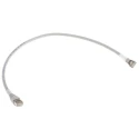 Weidmüller Cat6 Shielded Screened Ethernet Cable, 0.5 m, Grey Low Smoke Zero Halogen 1248280005