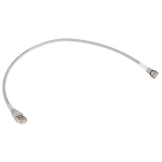 Weidmüller Cat6 Shielded Screened Ethernet Cable, 0.5 m, Grey Low Smoke Zero Halogen 1248280005