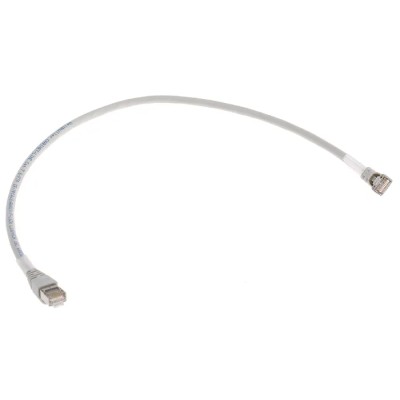 Weidmüller Cat6 Shielded Screened Ethernet Cable, 0.5 m, Grey Low Smoke Zero Halogen 1248280005