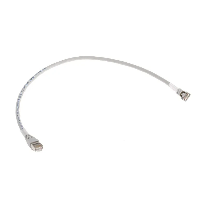 Weidmüller Cat6 Shielded Screened Ethernet Cable, 0.5 m, Grey Low Smoke Zero Halogen 1248280005