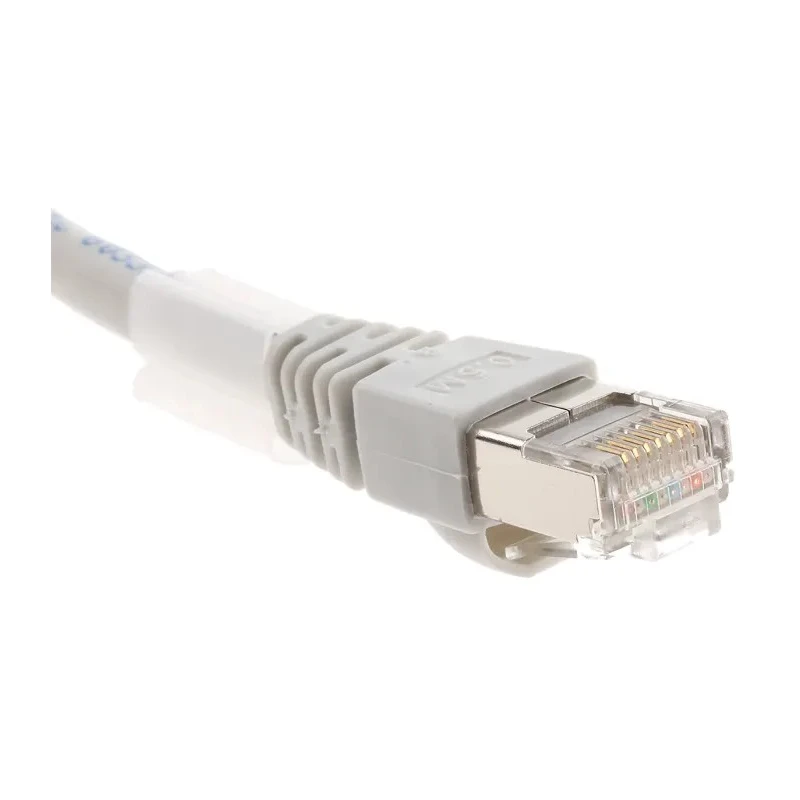 Weidmüller Cat6 Shielded Screened Ethernet Cable, 0.5 m, Grey Low Smoke Zero Halogen 1248280005