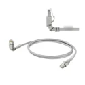 Weidmüller Shielded Screened Cat6 Ethernet Cable 1.5 m Grey Low Smoke Zero Halogen CAT6