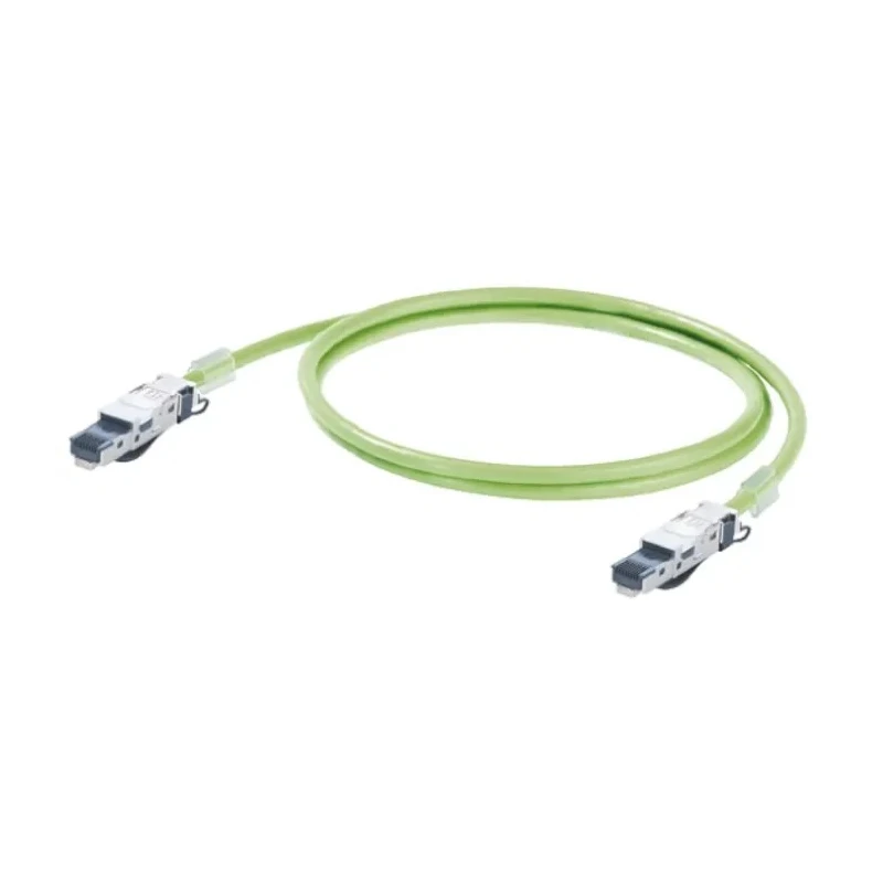 Weidmüller Shielded Screened Cat5 Ethernet Cable 4 Core, Green Polyurethane Jacket, 5 m 