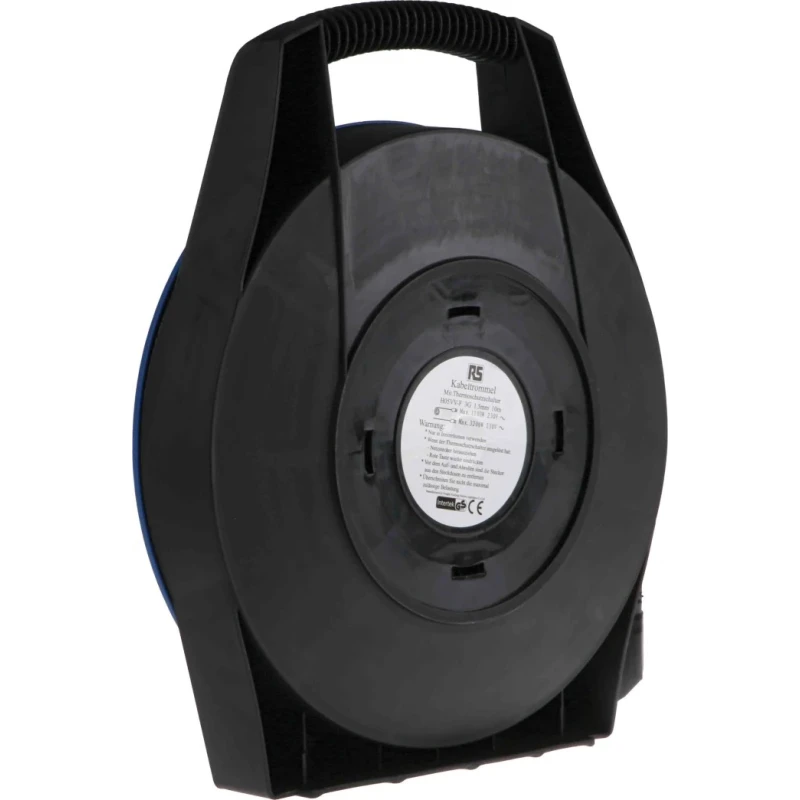 RS PRO 10 m 4 Socket Type F German Schuko Cable Reel 230V AC 10A 768-4444