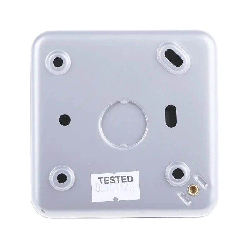 RS PRO 13A 1 Gang Fused Spur 250V AC Mild Steel Surface Mount BS5733 BS PRO