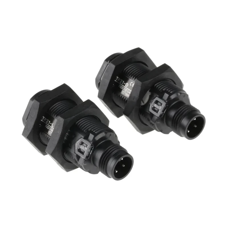 Omron Through Beam Photoelectric Sensor Barrel Style, 20 m Detection Range, PNP Output, IP67 IP69K, ABS Housing E3FA-TP21
