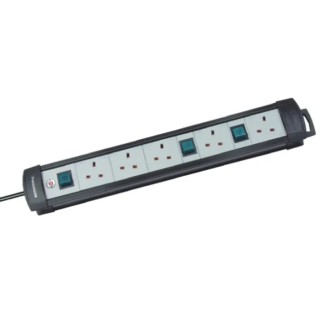 brennenstuhl Premium-Line Extension Lead Kit 3 m Cable Length 5 Sockets Type G British 230V 13A 1951553600