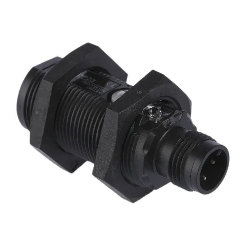 Omron Diffuse Photoelectric Sensor, Barrel Style, 1 m Detection Range, PNP Output, IP67 IP69K Protection, E3FA-DP23