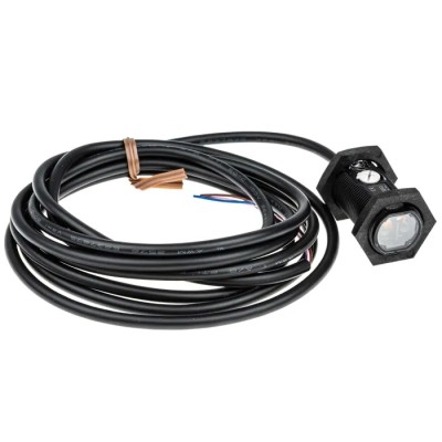 Omron Retroreflective Photoelectric Sensor, Barrel Style, Detection Range 100 mm to 4 m, NPN Output, IP67 E3FA-RN11 2M