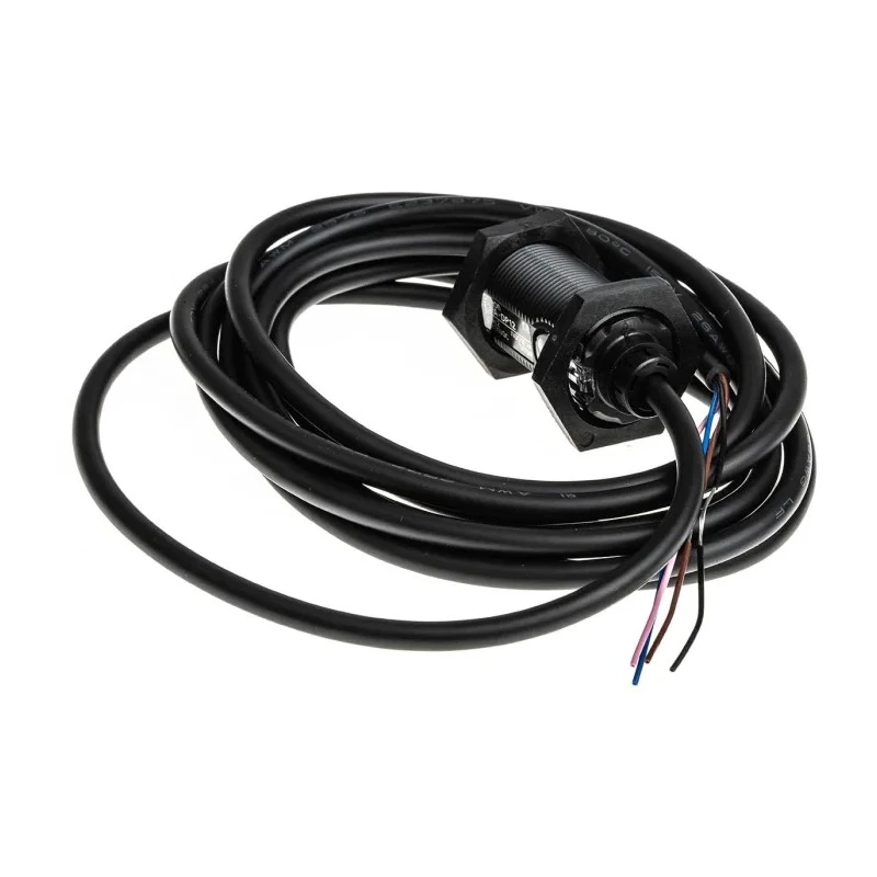 Omron Diffuse Photoelectric Sensor Barrel Style, 300 mm Detection Range, PNP Output, IP69K, IP67 E3FA-DP12 2M
