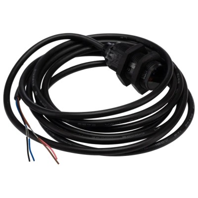 Omron Background Suppression Photoelectric Sensor, Barrel Style, 100 mm Detection Range, PNP Output, IP67 & E3FA-LP11 2M