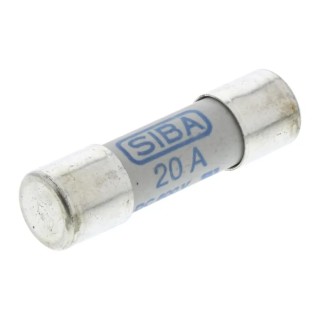 SIBA 20A Ceramic Cartridge Fuse 10 x 38 mm 600V dc URZ Series 5022526.20