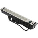 brennenstuhl Power Distribution Unit Extension Lead Kit 3m Cable Length 8 Socket Type F 230V AC 16A 1156057018