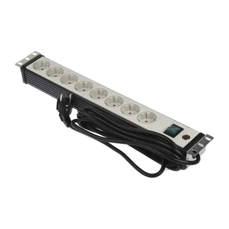 brennenstuhl Power Distribution Unit Extension Lead Kit 3m Cable Length 8 Socket Type F 230V AC 16A 1156057018