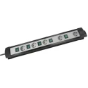 brennenstuhl Premium-Line 3 Meter 5 Socket Type F German Schuko Switchable Extension Lead Kit 230V 16A 1951550600