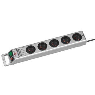 brennenstuhl 2.5 m 5 Socket Type E French Extension Lead Kit, 230V, Switchable, IP20 1153344115