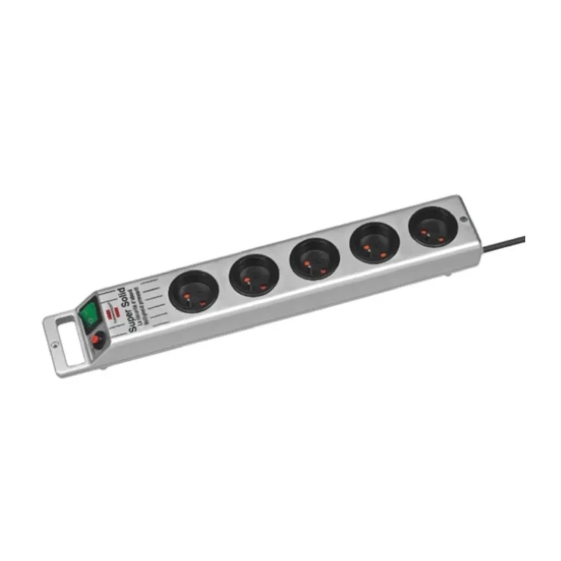 brennenstuhl 2.5 m 5 Socket Type E French Extension Lead Kit, 230V, Switchable, IP20 1153344115
