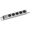 brennenstuhl 2.5 m 5 Socket Type E French Extension Lead Kit, 230V, Switchable, IP20 1153344115