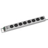 brennenstuhl Super-Solid 2.5 m 8 Socket Type E French Extension Lead, 230V, IP20 1153344118