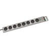 brennenstuhl 2.5 m 8 Socket Type E Extension Lead Extension Lead Kit, 230V, 13A, IP20, Switchable, Black Jacket 1153344318