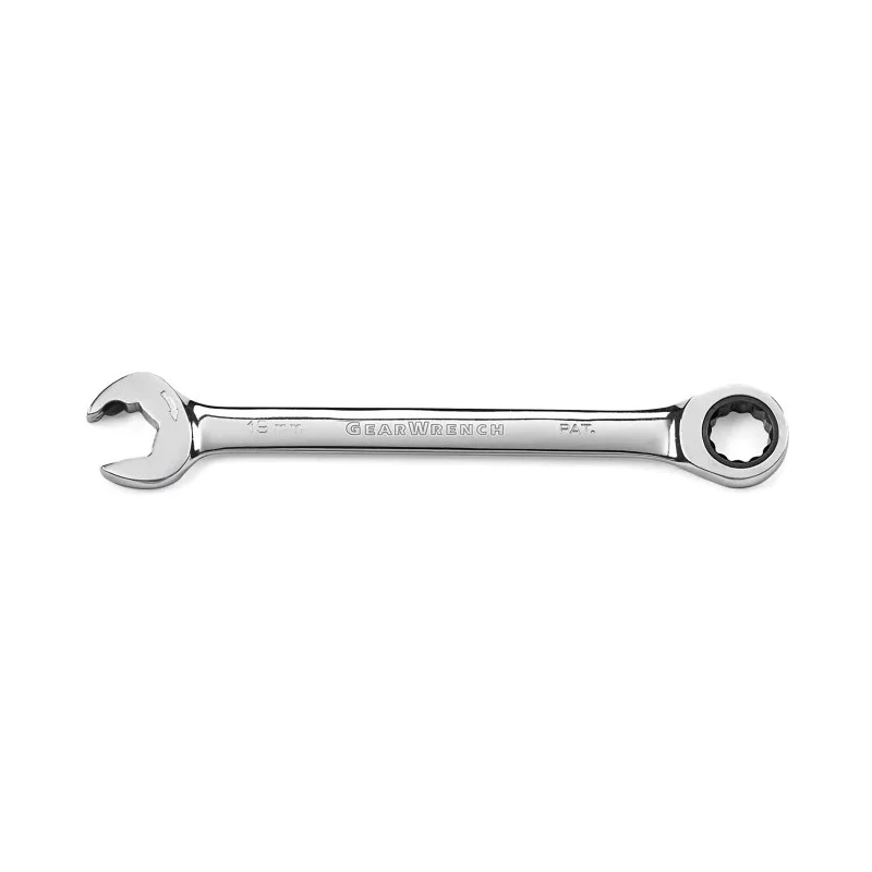 GearWrench Combination Ratchet Spanner Chrome Finish 9.8in Overall Length 19 mm Size 85519