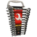GearWrench 12-Piece Ratchet Spanner Set, 8 To 19 mm, Alloy Steel, Chrome Full Polish Finish 85597