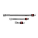 GearWrench 1/4 in Drive 3 Piece Locking Extension Set Polished Chrome Alloy Steel 81003
